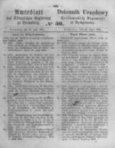 Amtsblatt der K&ouml;niglichen Preussischen Regierung zu Bromberg. 1861.07.26 No.30