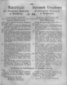 Amtsblatt der K&ouml;niglichen Preussischen Regierung zu Bromberg. 1861.08.02 No.31