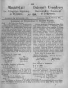 Amtsblatt der K&ouml;niglichen Preussischen Regierung zu Bromberg. 1861.09.20 No.38