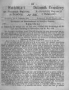Amtsblatt der K&ouml;niglichen Preussischen Regierung zu Bromberg. 1861.09.27 No.39