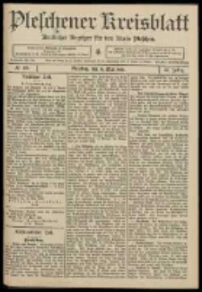 Pleschener Kreisblatt: Amtlicher Anzeiger für den Kreis Pleschen 1909.05.19 Jg.57 Nr40