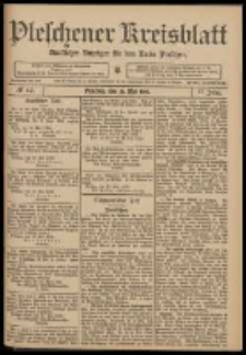 Pleschener Kreisblatt: Amtlicher Anzeiger f&uuml;r den Kreis Pleschen 1909.05.26 Jg.57 Nr42