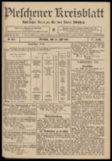 Pleschener Kreisblatt: Amtlicher Anzeiger f&uuml;r den Kreis Pleschen 1909.07.28 Jg.57 Nr60