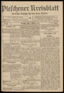 Pleschener Kreisblatt: Amtlicher Anzeiger für den Kreis Pleschen 1909.10.06 Jg.57 Nr80
