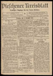 Pleschener Kreisblatt: Amtlicher Anzeiger für den Kreis Pleschen 1909.11.20 Jg.57 Nr93