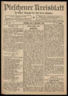 Pleschener Kreisblatt: Amtlicher Anzeiger f&uuml;r den Kreis Pleschen 1909.12.11 Jg.57 Nr99