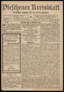 Pleschener Kreisblatt: Amtlicher Anzeiger für den Kreis Pleschen 1909.12.18 Jg.57 Nr101
