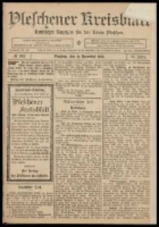 Pleschener Kreisblatt: Amtlicher Anzeiger f&uuml;r den Kreis Pleschen 1909.12.22 Jg.57 Nr102