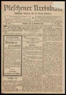 Pleschener Kreisblatt: Amtlicher Anzeiger für den Kreis Pleschen 1909.12.22 Jg.57 Nr102