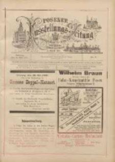 Posener Ausstellungs-Zeitung: Offizielles Organ der Provinzial-Gewerbe-Ausstellung 1895.05.26 Nr2