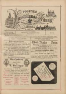 Posener Ausstellungs-Zeitung: Offizielles Organ der Provinzial-Gewerbe-Ausstellung 1895.05.30 Nr6