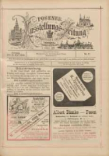 Posener Ausstellungs-Zeitung: Offizielles Organ der Provinzial-Gewerbe-Ausstellung 1895.05.31 Nr7