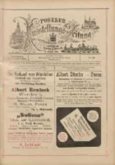 Posener Ausstellungs-Zeitung: Offizielles Organ der Provinzial-Gewerbe-Ausstellung 1895.06.01 Nr8