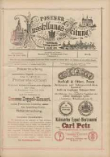 Posener Ausstellungs-Zeitung: Offizielles Organ der Provinzial-Gewerbe-Ausstellung 1895.06.15 Nr21