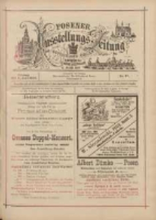 Posener Ausstellungs-Zeitung: Offizielles Organ der Provinzial-Gewerbe-Ausstellung 1895.06.21 Nr27