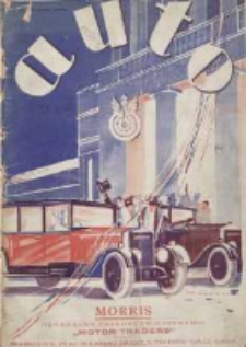 Auto: ilustrowane czasopismo sportowo-techniczne: organ Automobilklubu Polski oraz Klub&oacute;w Afiliowanch: revue sportive et technique de l' automobile: organe officiel de l'Automobile-Club de Pologne et des clubs afili&eacute;s 1928 styczeń R.7 Nr1