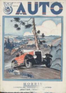 Auto: ilustrowane czasopismo sportowo-techniczne: organ Automobilklubu Polski oraz Klub&oacute;w Afiliowanch: revue sportive et technique de l' automobile: organe officiel de l'Automobile-Club de Pologne et des clubs afili&eacute;s 1928 sierpień R.7 Nr8