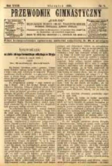 Przewodnik Gimnastyczny "Sok&oacute;ł": organ Związku Polskich Gimnastycznych Towarzystw Sokolich 1898.08 R.18 Nr8