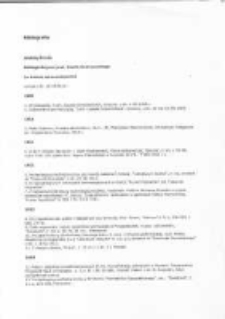 Bibliografia J&oacute;zefa Kostrzewskiego