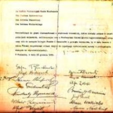 Protest profesor&oacute;w UP przeciwko procesowi brzeskiemu