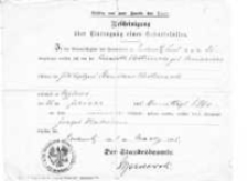 Metryka urodzenia J&oacute;zefa Kostrzewskiego