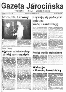Gazeta Jarocińska 1993.06.25 Nr25(143)