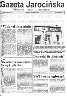Gazeta Jarocińska 1993.07.16 Nr28(146)