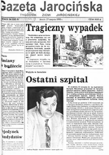 Gazeta Jarocińska 1993.08.27 Nr34(152)