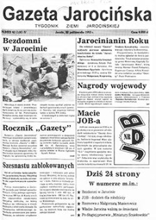 Gazeta Jarocińska 1993.10.22 Nr42(160)