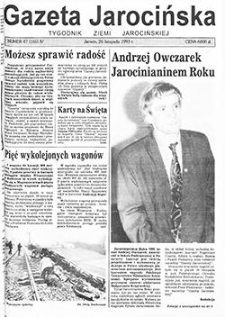 Gazeta Jarocińska 1993.11.26 Nr47(165)