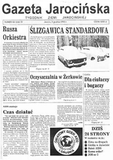 Gazeta Jarocińska 1993.12.03 Nr48(166)
