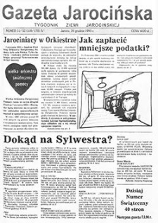 Gazeta Jarocińska 1993.12.24 Nr51-52(169-170)