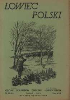 Łowiec Polski 1948 Nr12