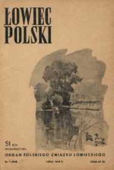 Łowiec Polski 1949 Nr7