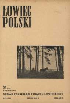 Łowiec Polski 1949 Nr8