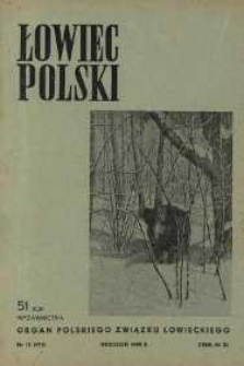 Łowiec Polski 1949 Nr12