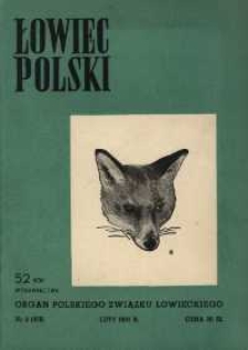 Łowiec Polski 1950 Nr2