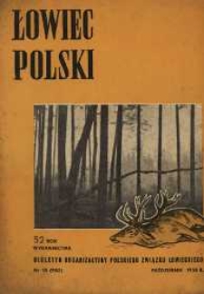 Łowiec Polski 1950 Nr10
