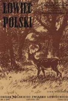 Łowiec Polski 1951 Nr11