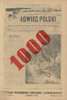 Łowiec Polski 1952 Nr3