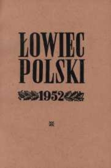 Łowiec Polski. Wykaz artykuł&oacute;w. Rok 1952.