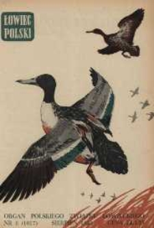 Łowiec Polski 1953 Nr8