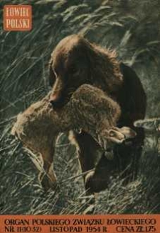 Łowiec Polski 1954 Nr11