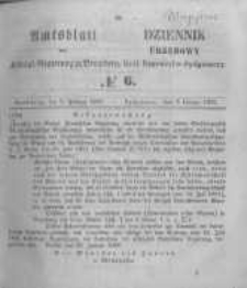 Amtsblatt der K&ouml;niglichen Preussischen Regierung zu Bromberg. 1857.02.06 No.6