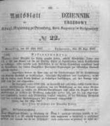 Amtsblatt der K&ouml;niglichen Preussischen Regierung zu Bromberg. 1857.05.29 No.22