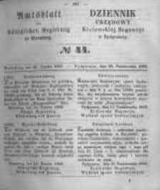Amtsblatt der Königlichen Preussischen Regierung zu Bromberg. 1858.10.29 No.44