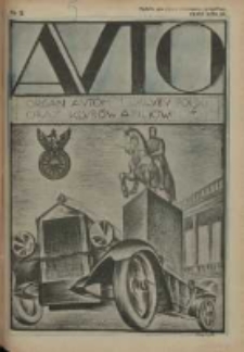 Auto: ilustrowane czasopismo sportowo-techniczne: organ Automobilklubu Polski oraz Klub&oacute;w Afiliowanych: revue sportive et technique de l' automobile: organe officiel de l'Automobile-Club de Pologne et des clubs afili&eacute;s 1926.05.20 R.5 Nr5