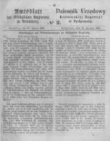 Amtsblatt der K&ouml;niglichen Preussischen Regierung zu Bromberg. 1862.01.10 No.2
