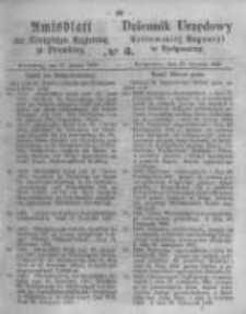 Amtsblatt der K&ouml;niglichen Preussischen Regierung zu Bromberg. 1862.01.17 No.3