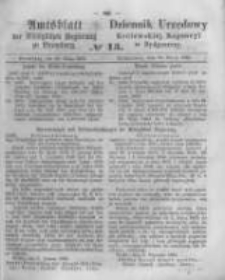 Amtsblatt der K&ouml;niglichen Preussischen Regierung zu Bromberg. 1862.03.28 No.13